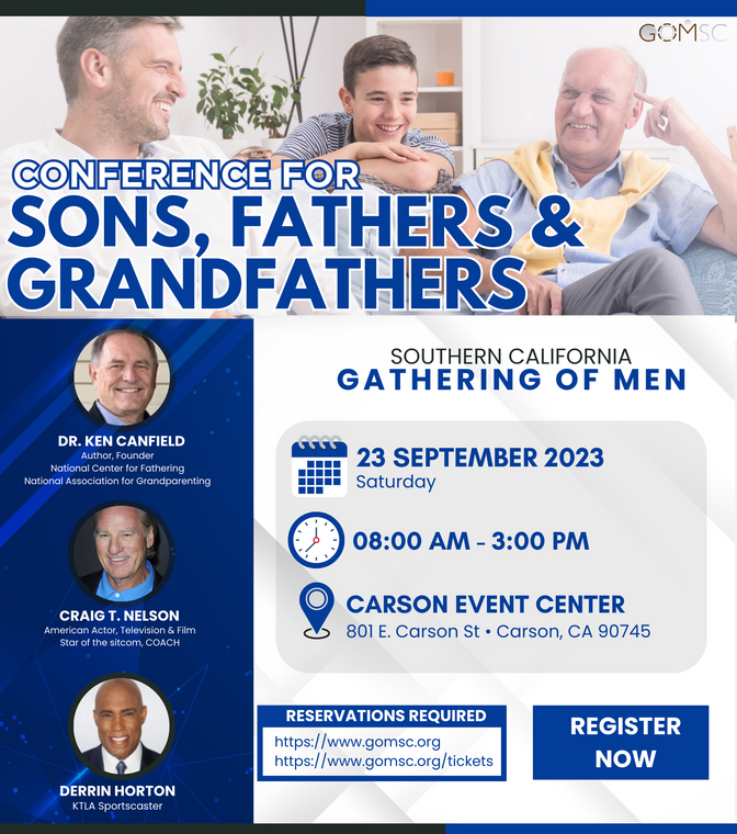 conference for sons, fathers & grandfathers gathering of individuals